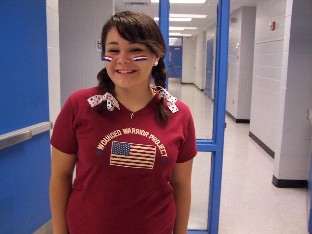 Sophomore shows spirit of patriotism on 9/11
