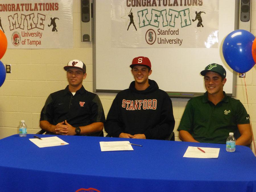 College bound baseball players