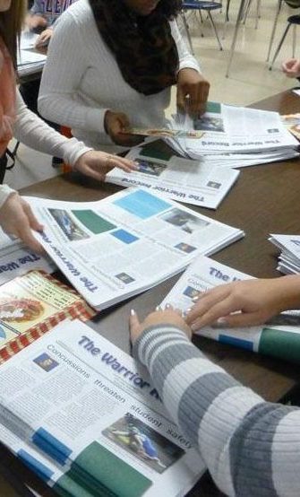 Newspaper staffs present for you! 