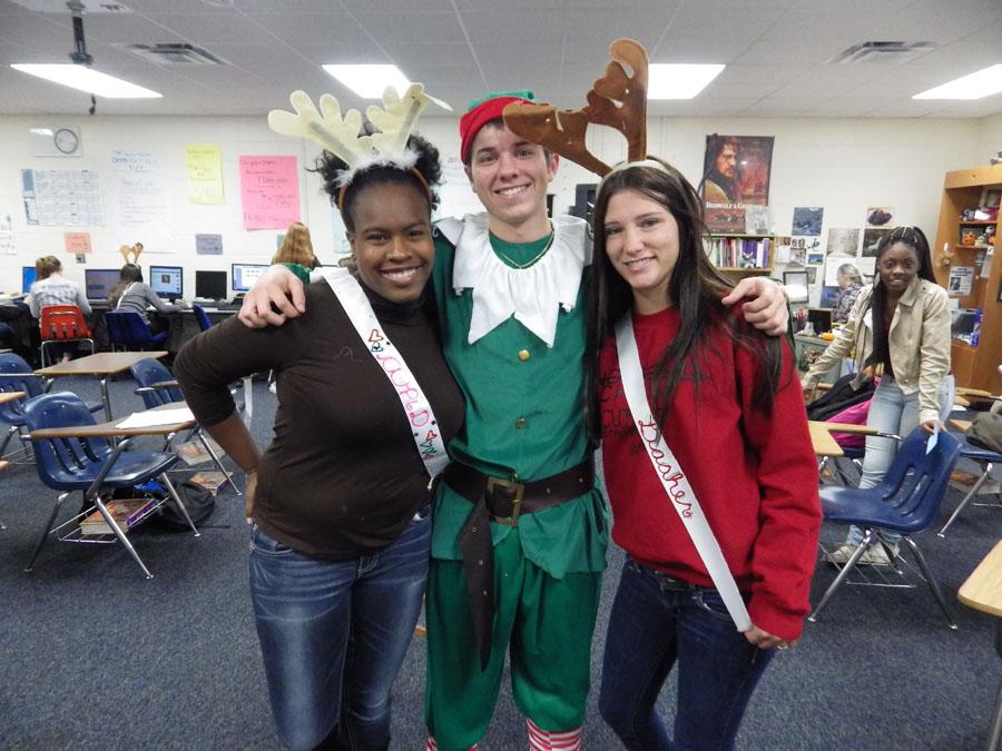 Students dress up as holiday characters