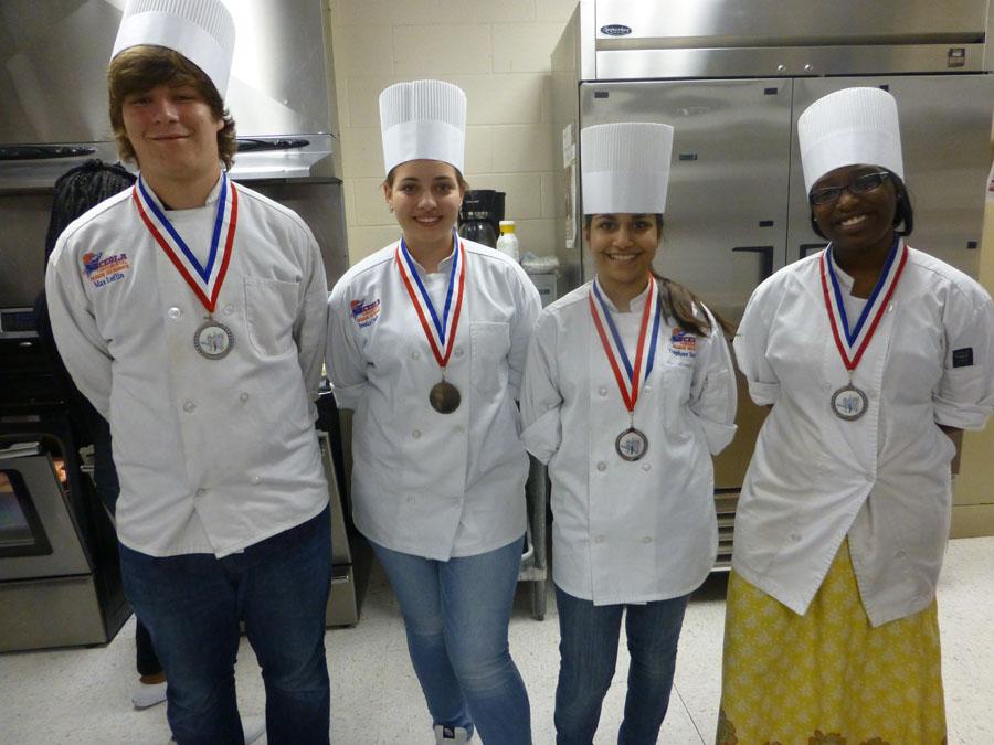 Students win silver at culinary competition