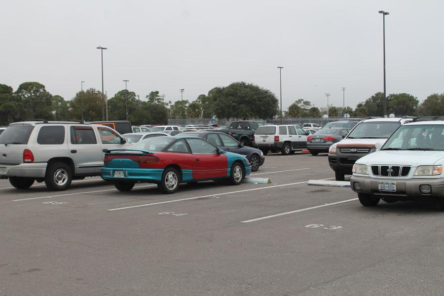 Stickers warn of possible towing