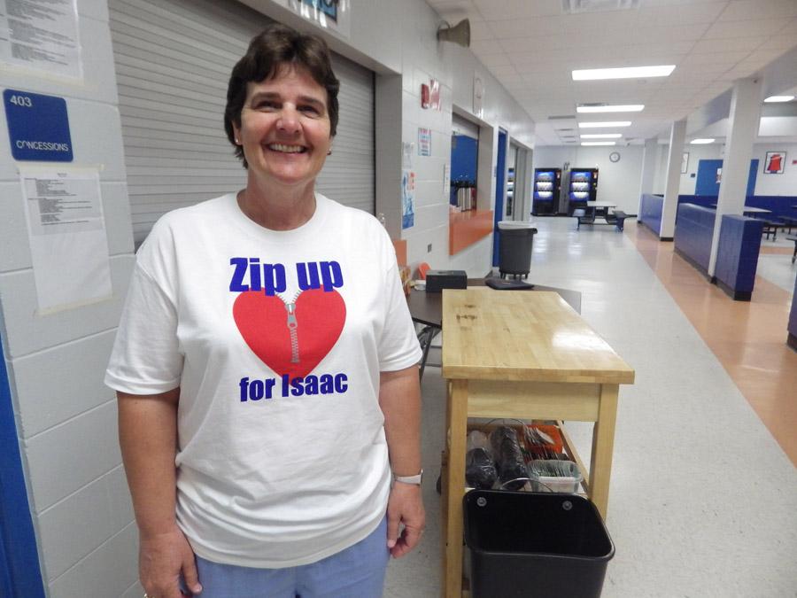 To raise awareness, Ms. Wilma and her family have sold and worn shirts with the words, “Zip up for Isaac.” All funds from the t shirts go to the family in trying to pay for the medical bills for his care.