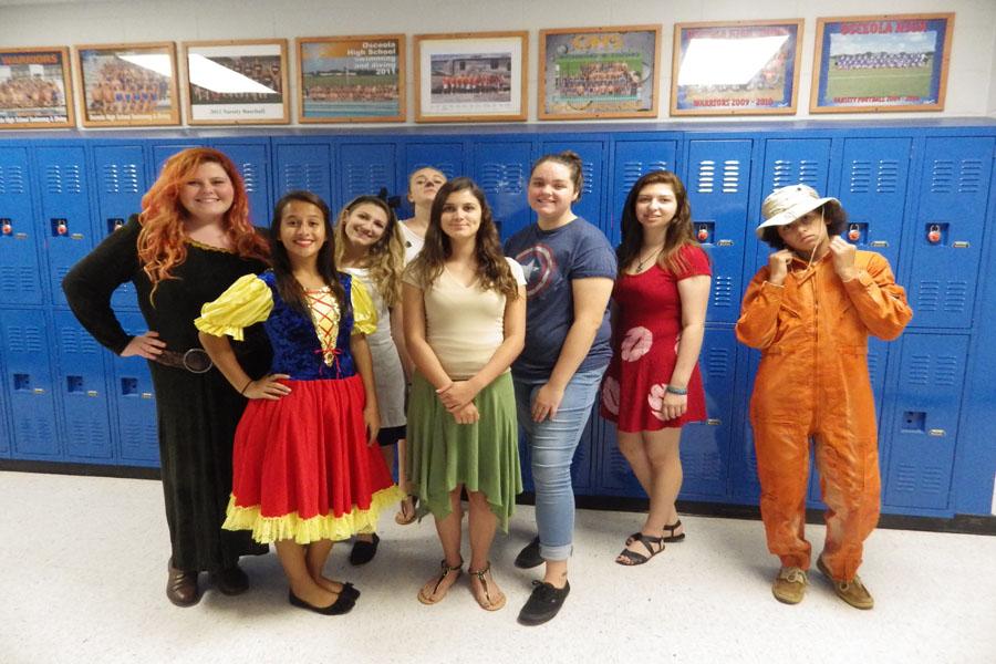 In 2014 students dressed up as Disney Characters for spirit week.