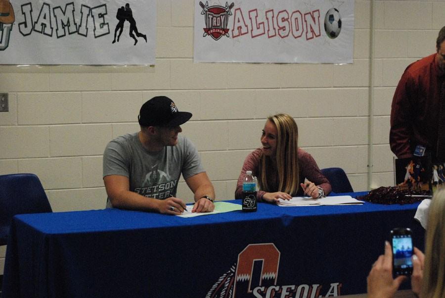 Student athletes sign letters of intent