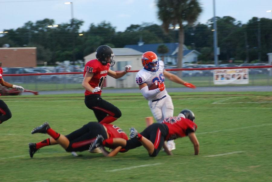Falcons football fumble: Warriors triumph