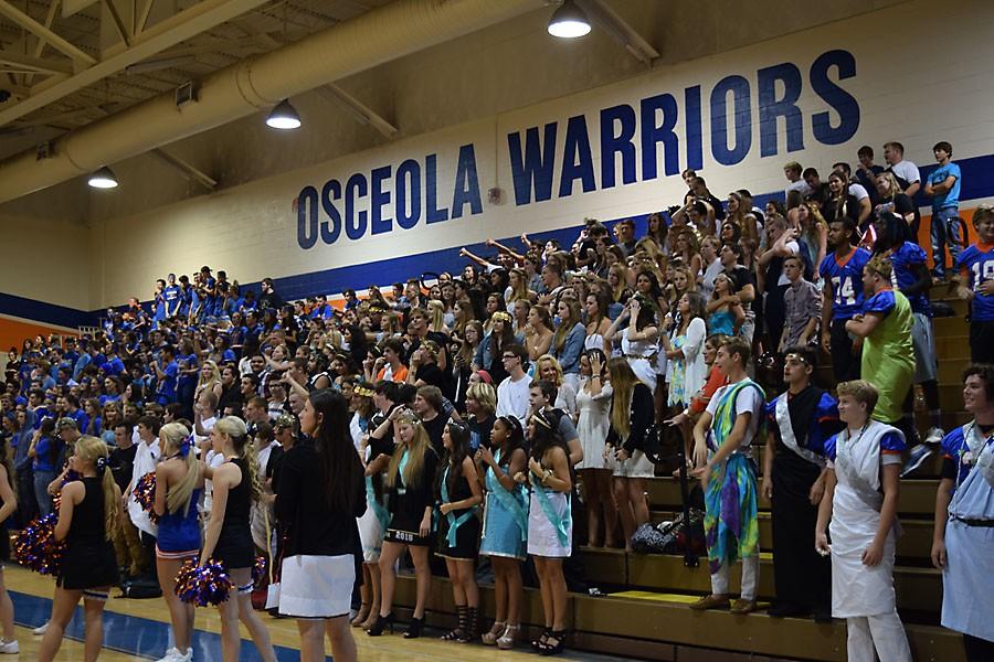 Last year's pep rally was loud and proud.