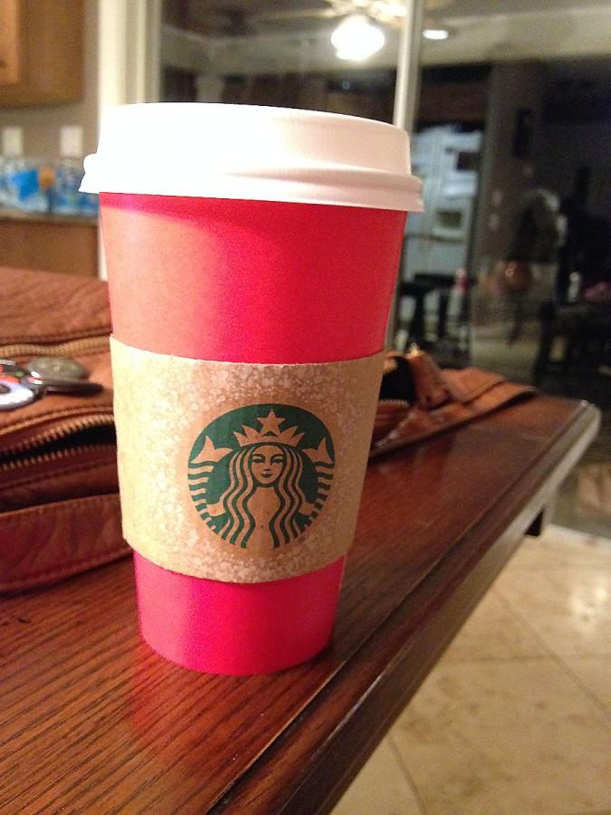 Starbucks’ new red cups brew discussion