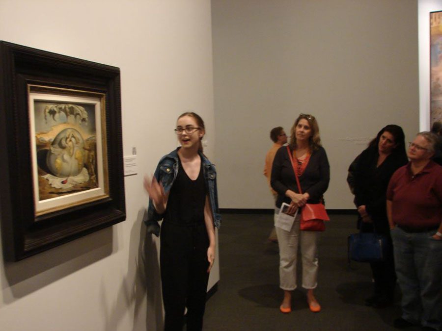 Dali docents display their knowledge