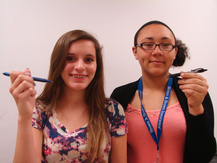 Madison Palmer and Danielle Benson were among eight finalists who were a part of the Stanley Shalit Largo Library Short Story Contest.