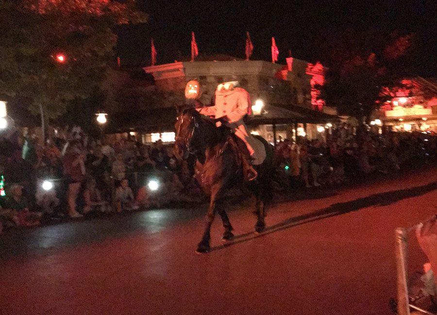 The+Headless+Horseman+leads+the+Boo+to+You+parade+in+the+Magic+Kingdom.