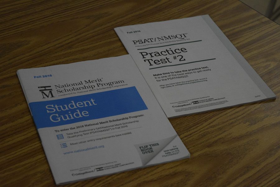 PSAT booklets are provided for extra practice.