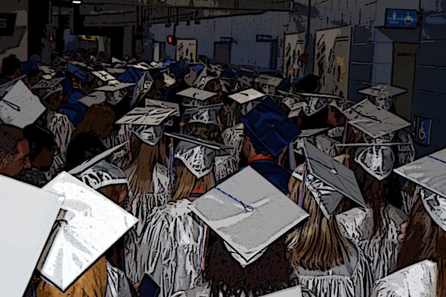 Graduation has been at Tropicana Field for the past several years.