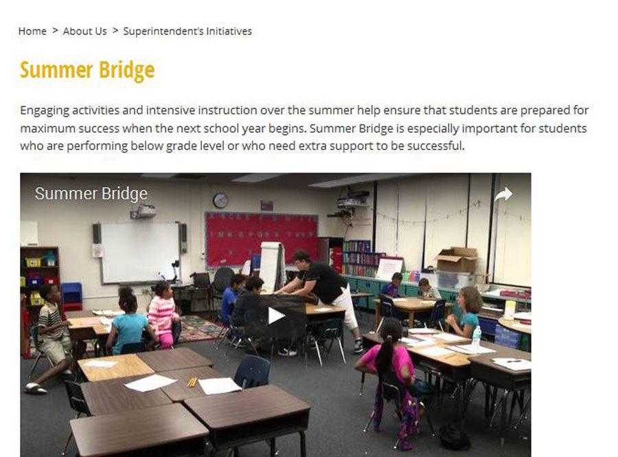Students can sign up for the Summer Bridge program starting February 27. 