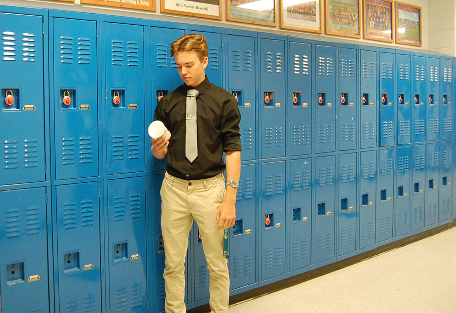 This junior is too dressed up for a job interview. The potential employer thinks he spent too much time getting ready and doesn’t deserve a job. SATIRE