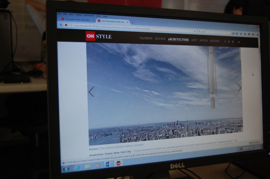 Cloud City hovers above NYC