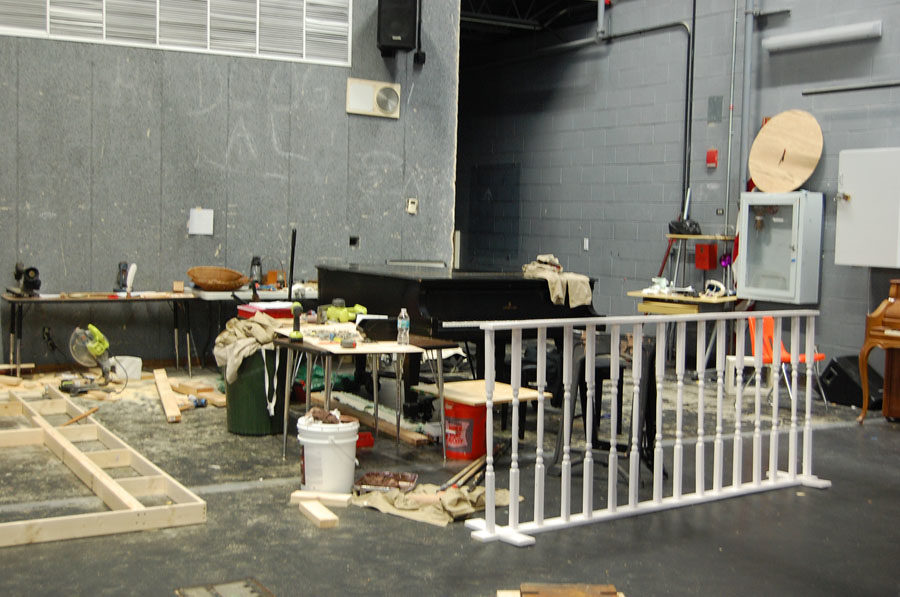 Sets being built for “Little Women”