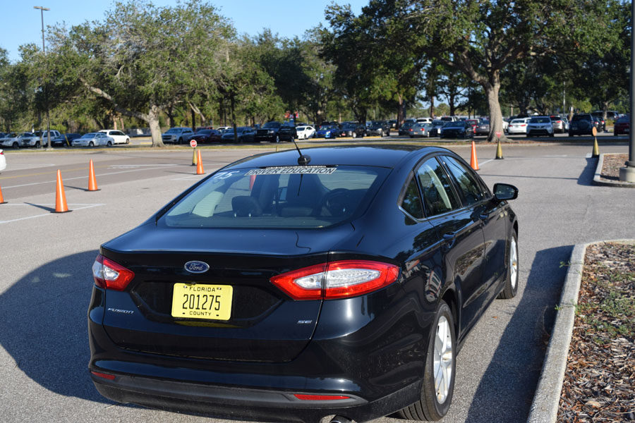 Students in drivers ed learn the ways of the road including important safety tips and to always remember never to text and drive.