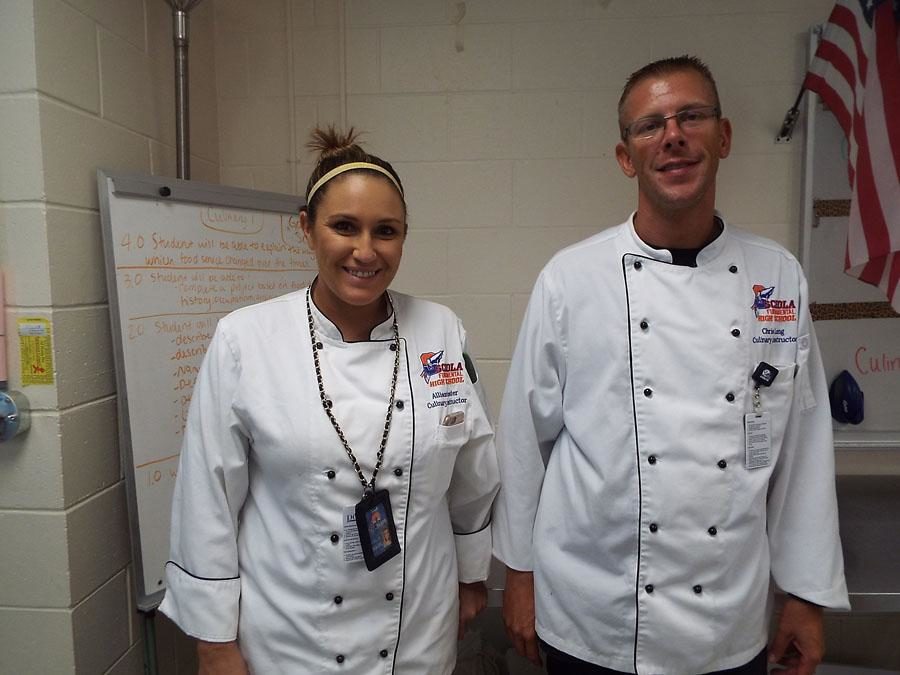 Chef Marten (left) with Chef Long (right) 