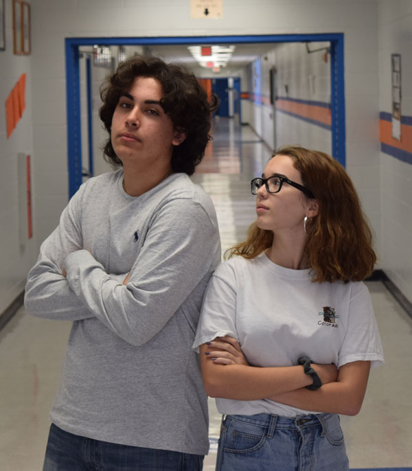 Gabriel May (Left) and Sierra McKinney (Right) stand side by side.