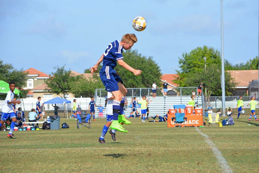 Colton Wicks plays soccer on the weekends on a regular basis. 