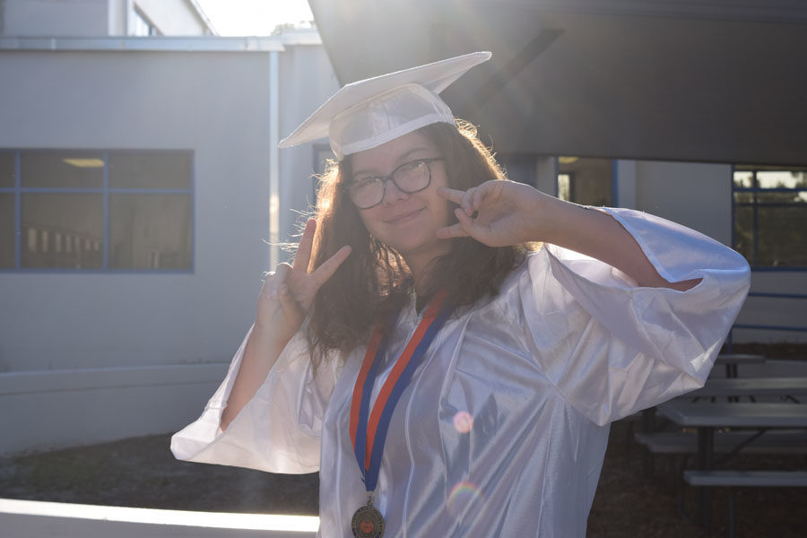 Senior Amy Morle says she couldn't be more ready for graduation.