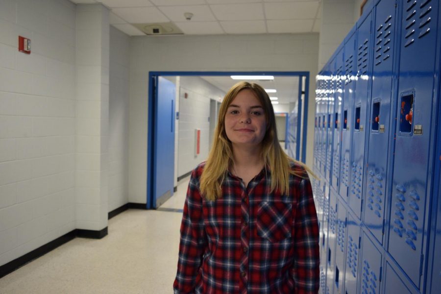 Katie+wore+her+warm+plaid+shirt+on+Flannel+Friday.