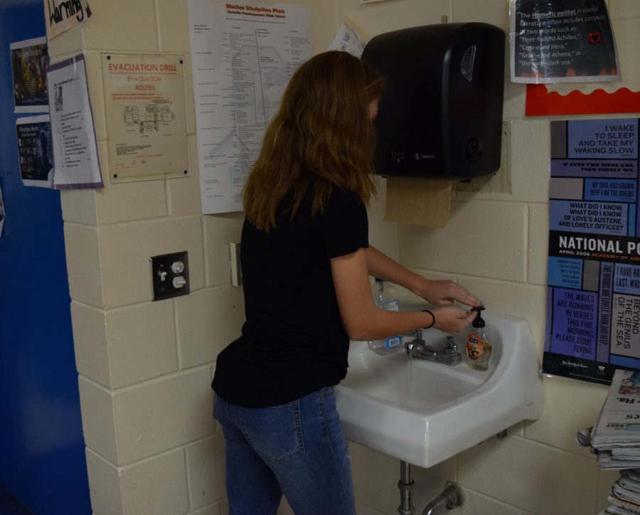 Washing your hands is one easy way to keep the Corona virus away.