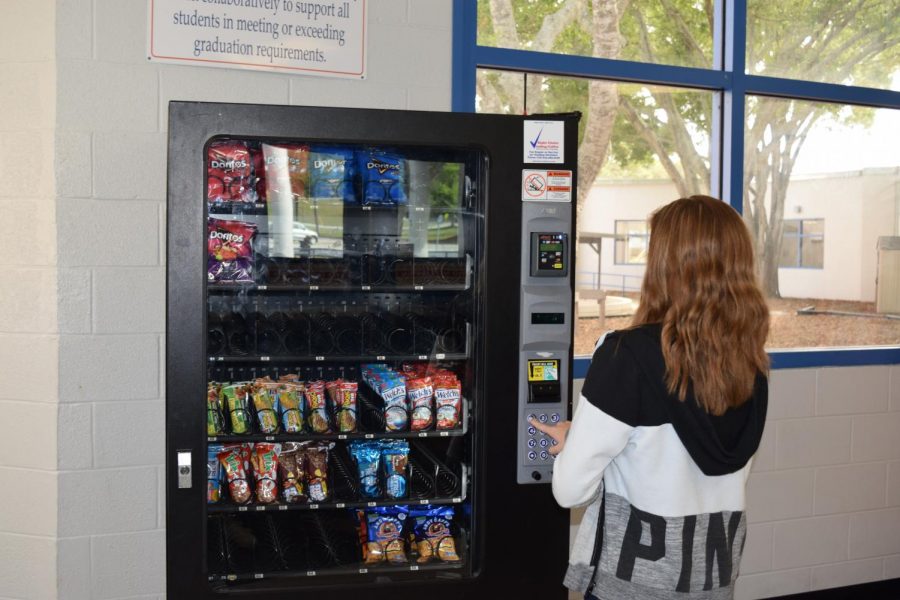 Students share what they want to see in the vending machines around the schools.