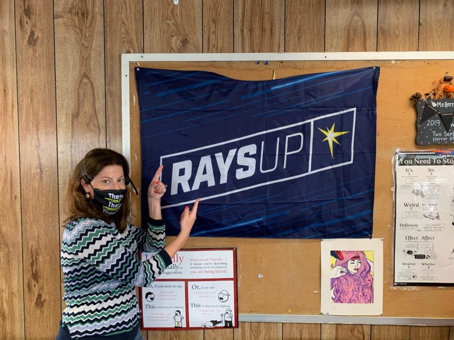 Ms, Herring loves the Rays! 