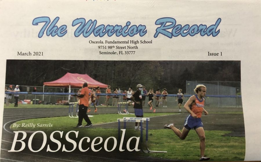 Warrior Record distributed throughout school