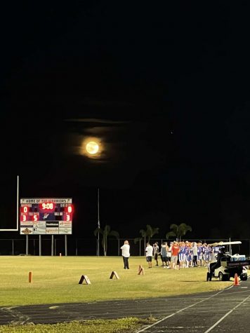 Last night, Osceola had their last JV game with a Hunters moon in the background!
Photo Credit: Sania Memon