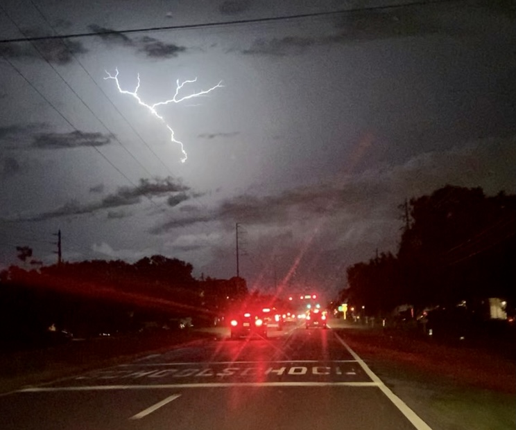 Lightning storm on Sunday, September 21st 2022
