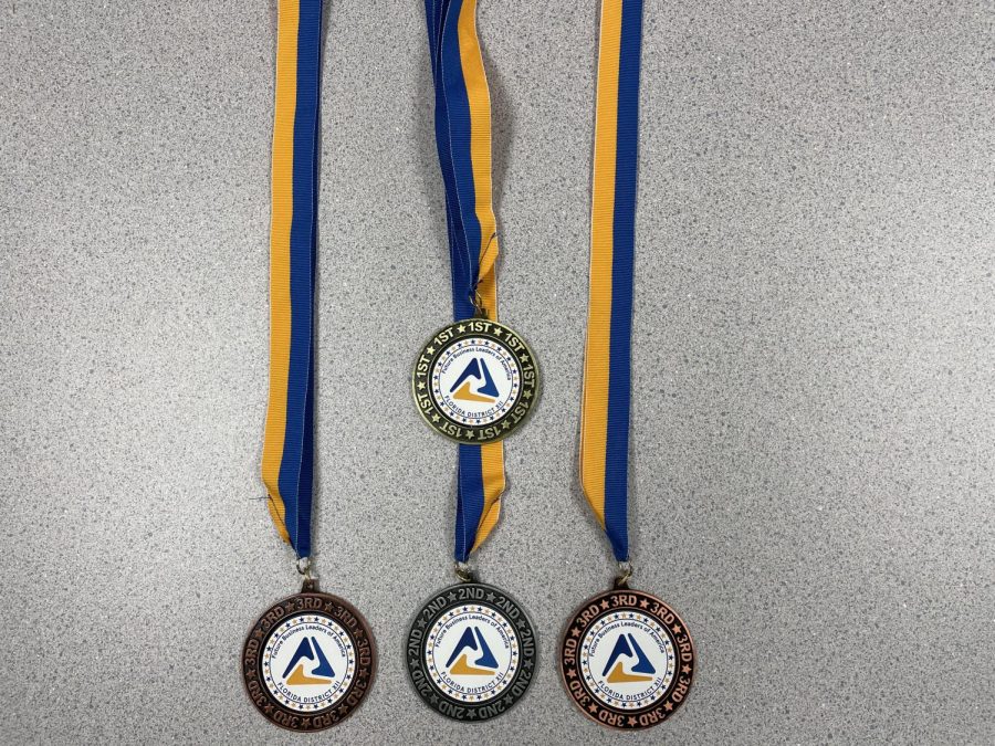 Medals from Districts. 