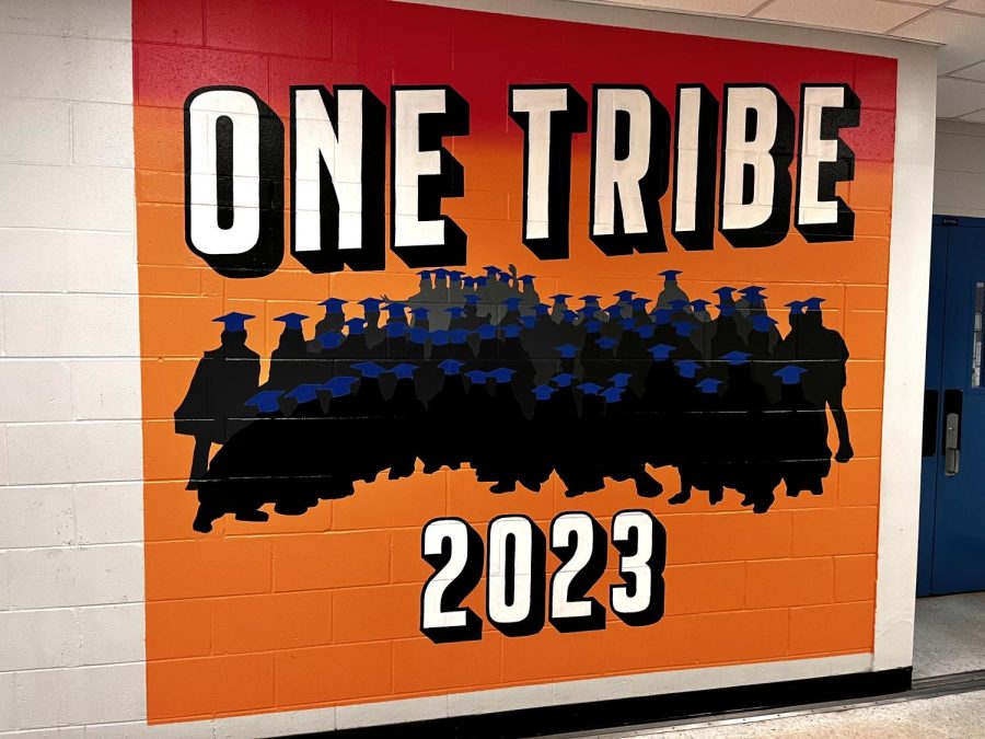 The finished 2023 mural. 