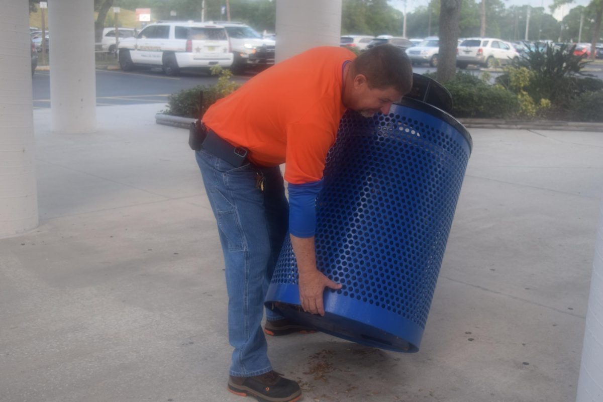 Mr. Bellair and other plant operations workers are beginning hurricane preparations.