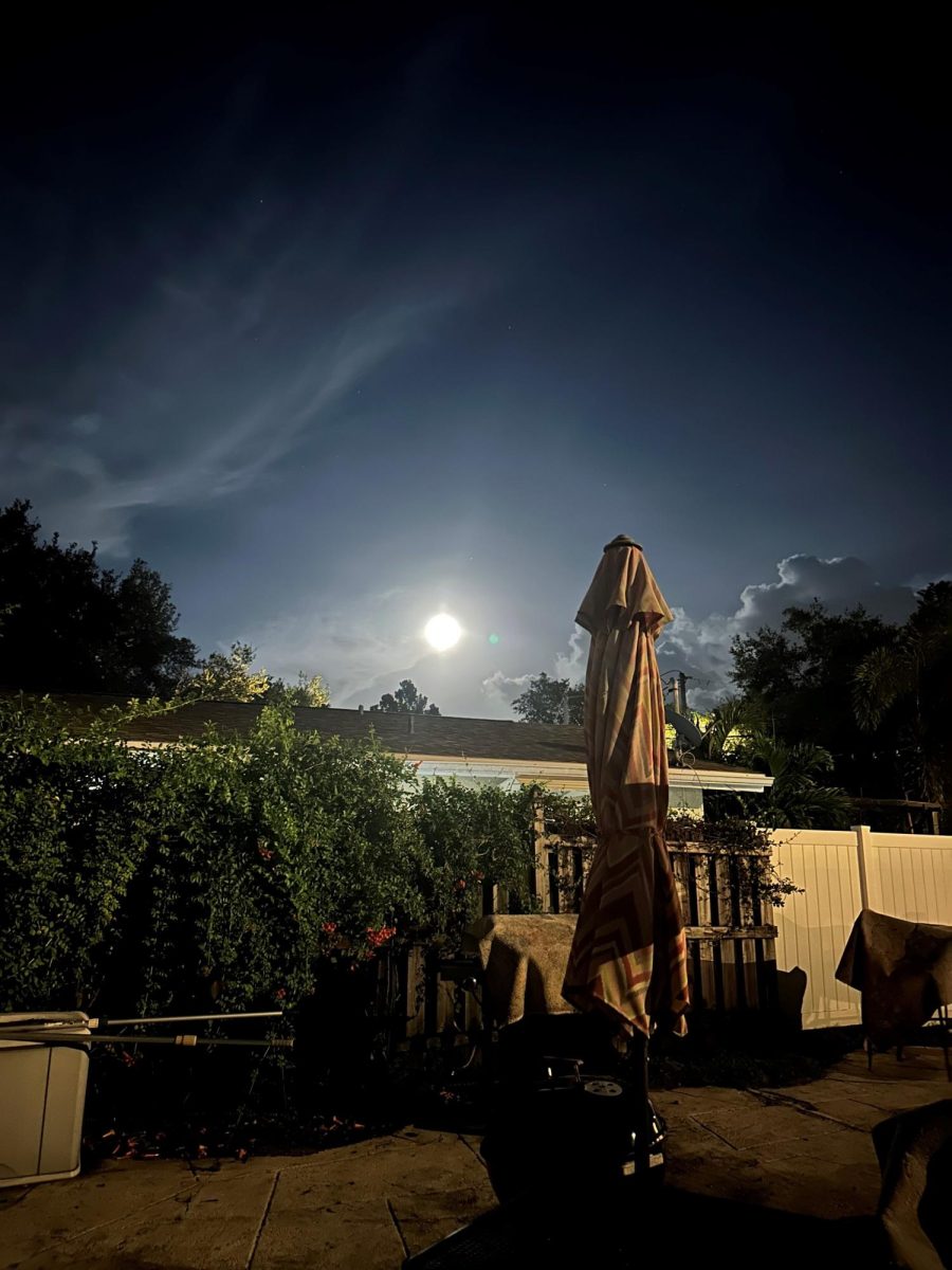 An image of the Super Blue Moon on the night of August 30th.