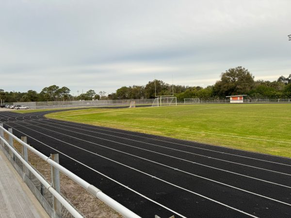 A capture of the field ready for lacrosse players