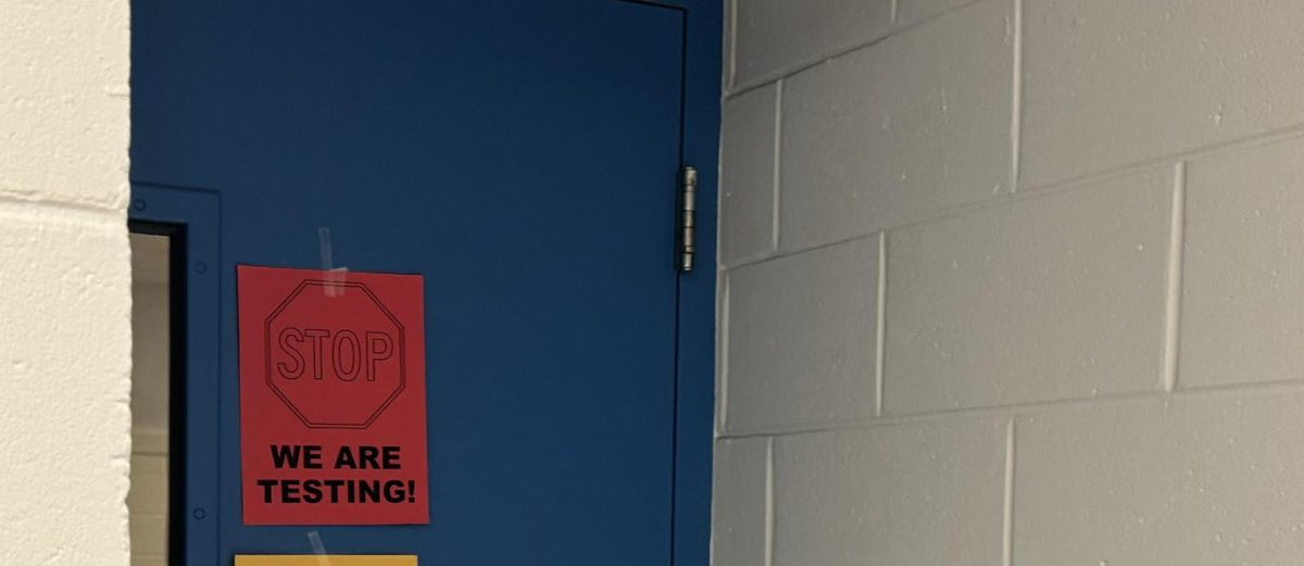 Many Juniors took the SAT on March 5, 2024. Several rooms were used for testing, so non-testing students had to be rerouted to other rooms. 