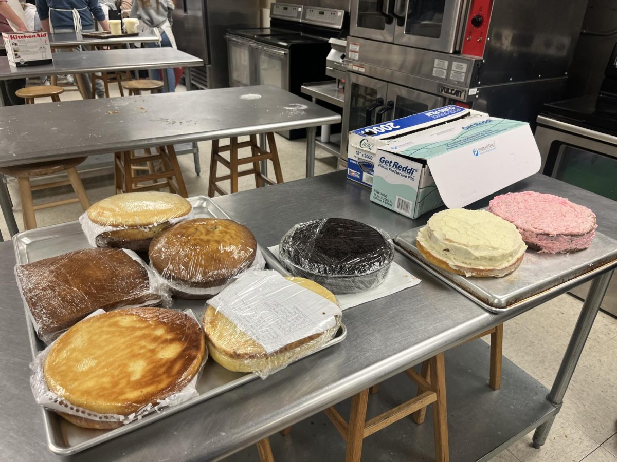 Culinary classes prepare for the annual culinary cake wars 2024. 