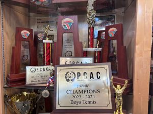 The 2024 OFHS Boys Tennis team won the PCAC as well as district competition.
