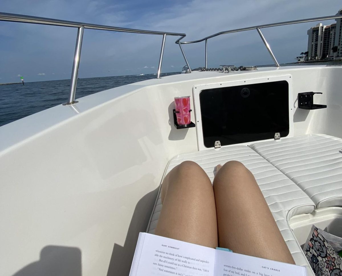 Some students will spend their summer break on a boat, enjoying the sunny weather.