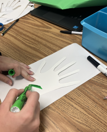 Step 3 of spooky hands