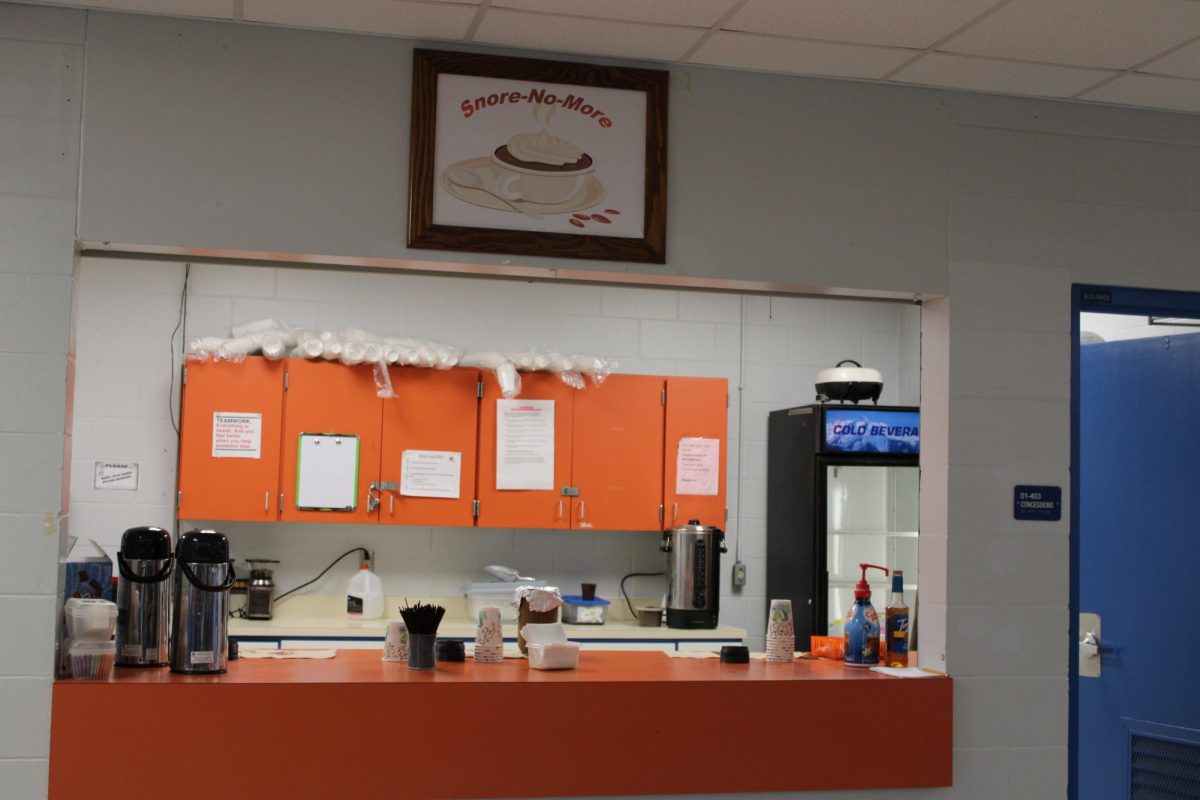 Snore No More is in the cafeteria.