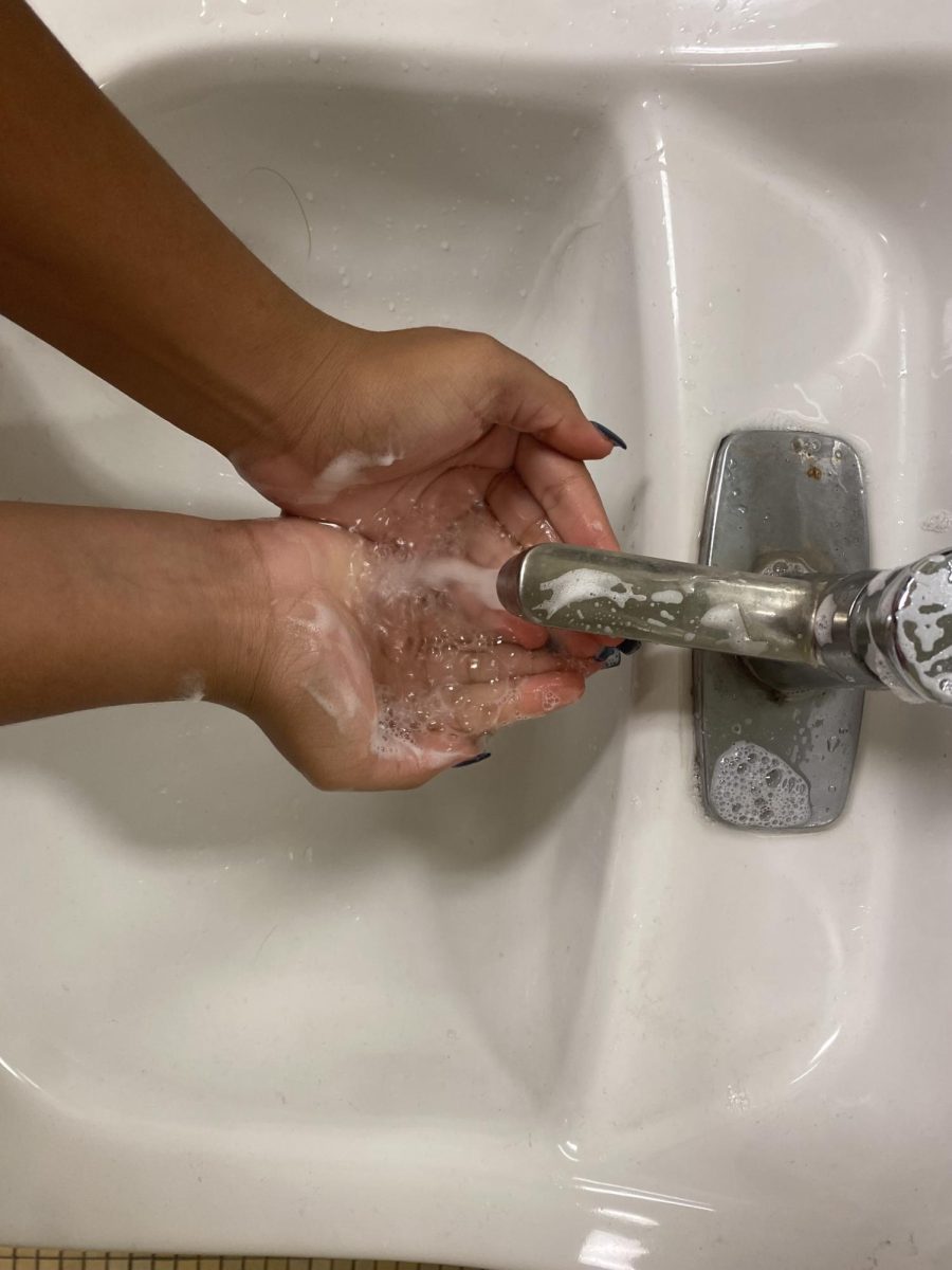 You can wash your hands to avoid germs and getting sick.
