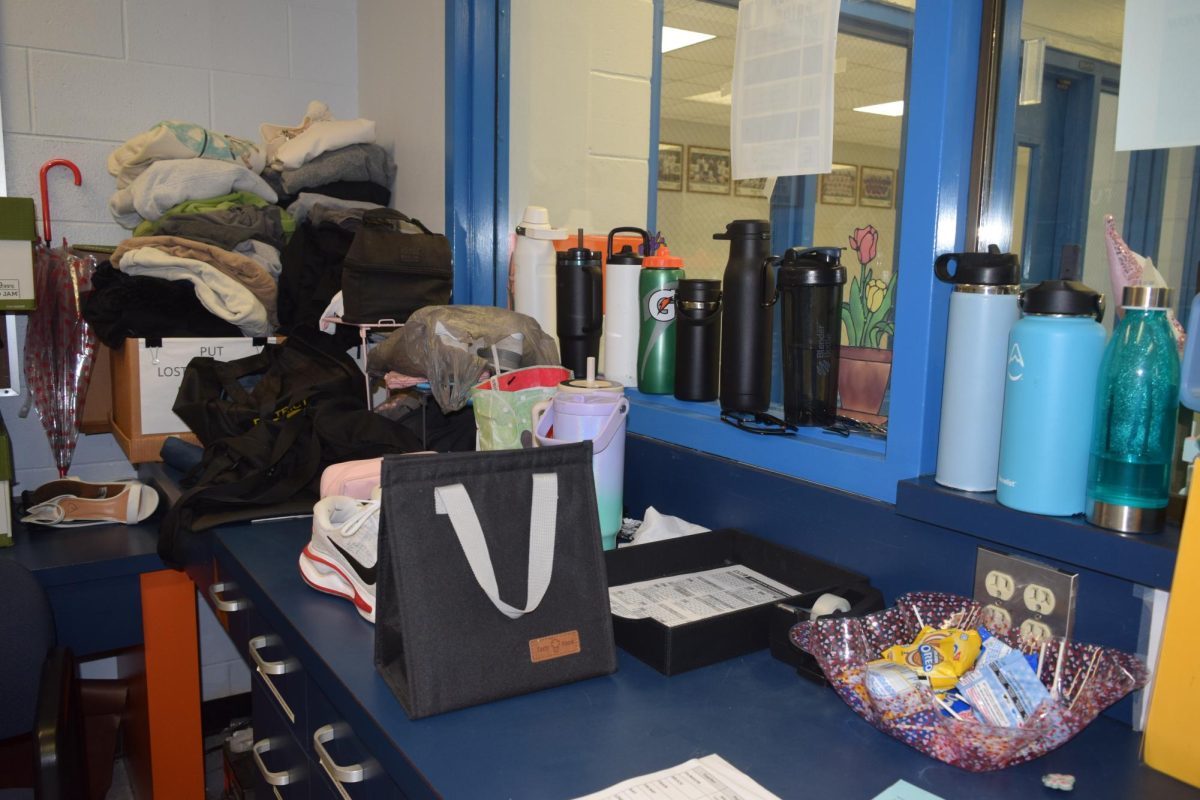 Here is an overall look at the lost and found.