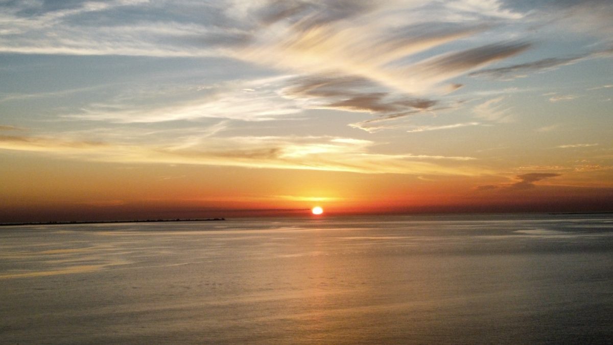 Sunset at the beach