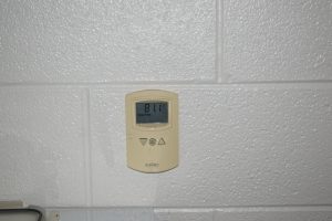 Mr. Kontrick's room was above 80 degrees Thursday.
