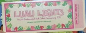 Warriors buy ticket to Luau Lights