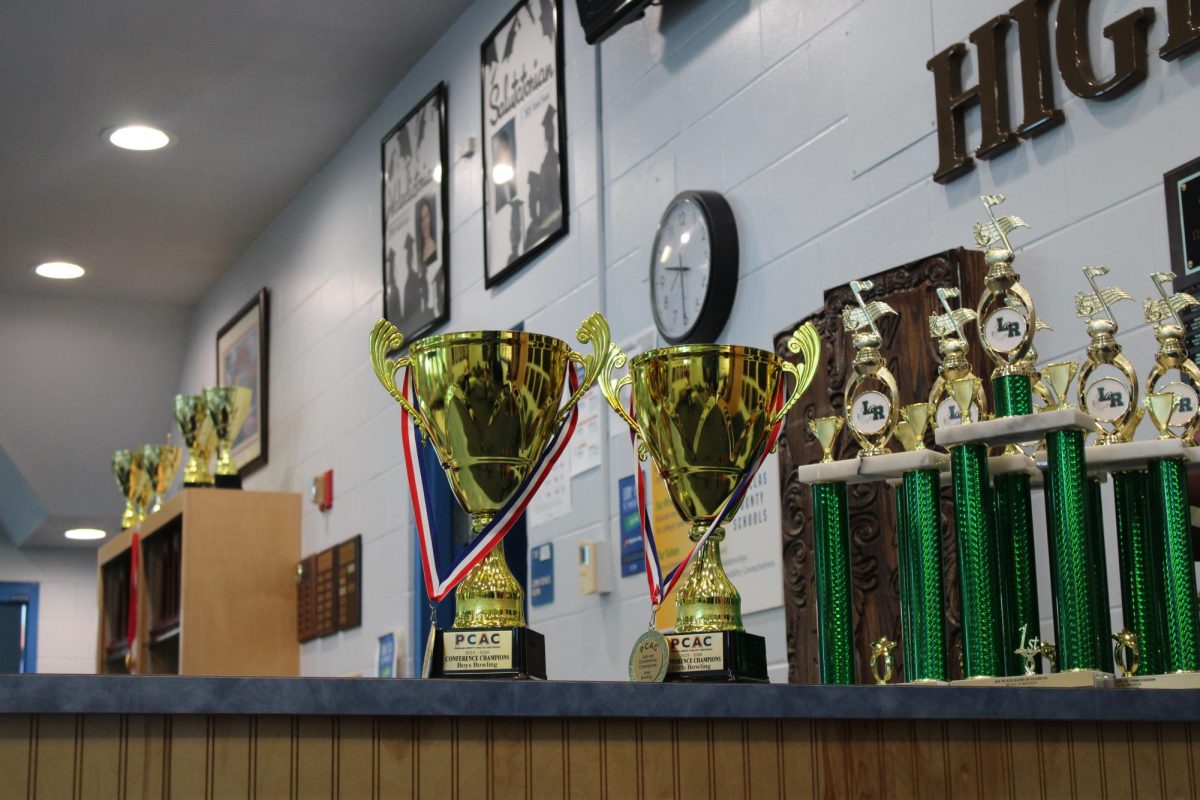 The bowling teams won districts!